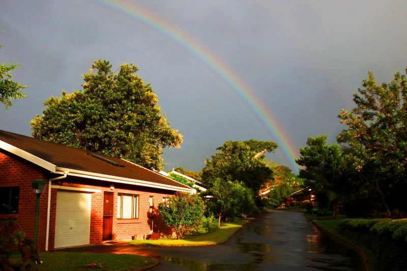 rainbox over Umdoni village