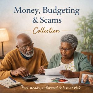 Money, budgeting & scams collection of guides