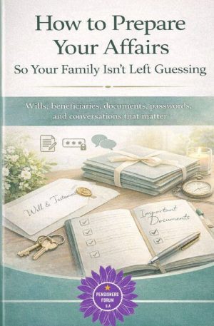 Simple guide to preparing your affairs so your family isn’t left guessing