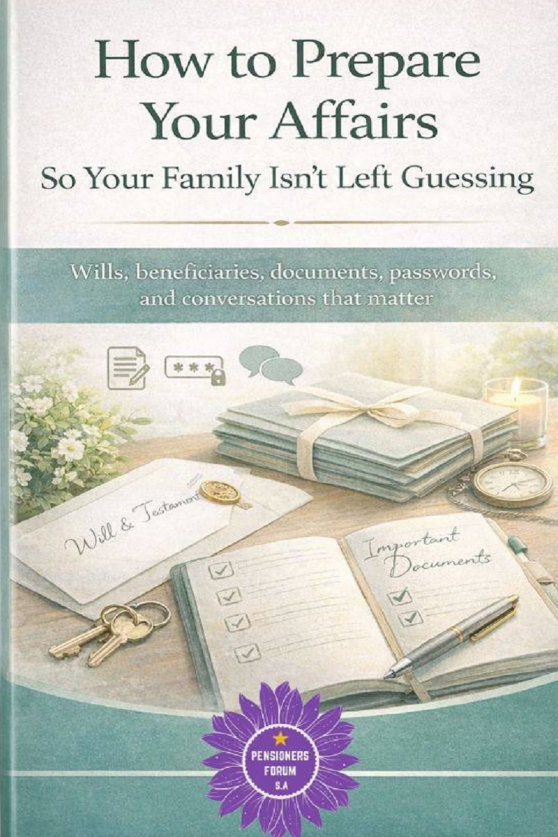 Simple guide to preparing your affairs so your family isn’t left guessing