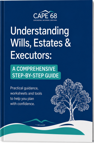 Understanding Wills, Estates & Executors in South Africa comprehensive guide cover with practical step-by-step information on wills, estate planning, executors, and deceased estate processes